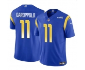 Men's Los Angeles Rams #11 Jimmy Garoppolo Blue 2024 F.U.S.E. Vapor Untouchable Football Stitched Jersey