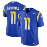 Men's Los Angeles Rams #11 Jimmy Garoppolo Blue Vapor Untouchable Football Stitched Jersey