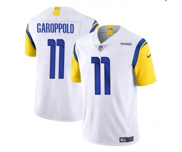 Men's Los Angeles Rams #11 Jimmy Garoppolo White Vapor Untouchable Football Stitched Jersey