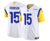 Men's Los Angeles Rams #15 Demarcus Robinson White 2024 F.U.S.E. Vapor Untouchable Stitched Football Jersey