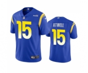 Men's Los Angeles Rams #15 Tutu Atwell Royal Vapor Untouchable Limited Stitched Football Jersey