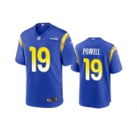 Men's Los Angeles Rams #19 Brandon Powell Royal Stitched Football Game Jersey