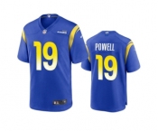 Men's Los Angeles Rams #19 Brandon Powell Royal Stitched Football Game Jersey