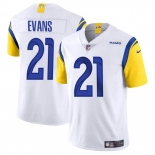 Men's Los Angeles Rams #21 Zach Evans White 2024 Vapor Untouchable Stitched Football Jersey