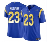 Men's Los Angeles Rams #23 Kyren Williams Blue 2024 Vapor Untouchable Stitched Football Jersey