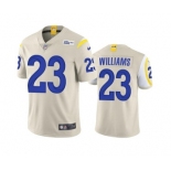 Men's Los Angeles Rams #23 Kyren Williams Bone Vapor Untouchable Limited Stitched Football Jersey