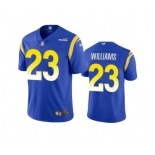 Men's Los Angeles Rams #23 Kyren Williams Royal Vapor Untouchable Limited Stitched Football Jersey