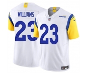 Men's Los Angeles Rams #23 Kyren Williams White 2024 Vapor Untouchable Stitched Football Jersey