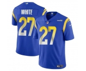 Men's Los Angeles Rams #27 Tre'Davious White Blue Vapor Untouchable Football Stitched Jersey