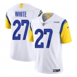 Men's Los Angeles Rams #27 Tre'Davious White White Vapor Untouchable Football Stitched Jersey