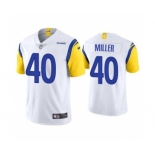 Men's Los Angeles Rams #40 Von Miller 2021 White Vapor Untouchable Limited Stitched Football Jersey