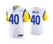 Men's Los Angeles Rams #40 Von Miller 2021 White Vapor Untouchable Limited Stitched Football Jersey