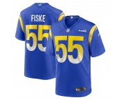 Men's Los Angeles Rams #55 Braden fiske Blue vapor untouchable limited Jersey