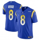 Men's Los Angeles Rams #8 Jared Verse Blue 2024 Draft Vapor Untouchable Football Stitched Jersey