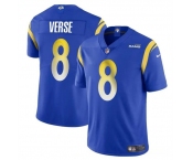 Men's Los Angeles Rams #8 Jared Verse Blue 2024 Draft Vapor Untouchable Football Stitched Jersey