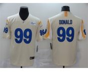 Men's Los Angeles Rams #99 Aaron Donald Bone Stitched Football Limited Jersey