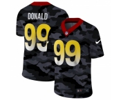 Men's Los Angeles Rams #99 Aaron Donald Camo 2020 Nike Limited Jersey