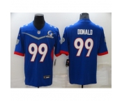 Men's Los Angeles Rams #99 Aaron Donald Nike Royal 2022 NFC Pro Bowl Limited Player Jersey