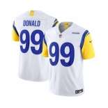 Men's Los Angeles Rams #99 Aaron Donald White 2023 F.U.S.E. Vapor Untouchable Limited Stitched Jersey