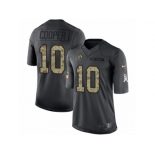 Men's Nike Los Angeles Rams #10 Pharoh Cooper Limited Black 2016 Salute to Service NFL Jersey