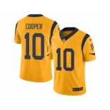 Men's Nike Los Angeles Rams #10 Pharoh Cooper Limited Gold Rush NFL Jersey