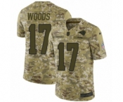 Men's Nike Los Angeles Rams #17 Robert Woods Limited Camo 2018 Salute to Service NFL Jersey