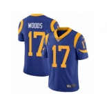 Men's Nike Los Angeles Rams #17 Robert Woods Vapor Untouchable Limited Royal Blue Alternate NFL Jersey