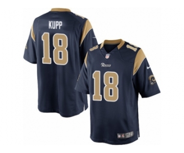 Men's Nike Los Angeles Rams #18 Cooper Kupp Limited Navy Blue Team Color NFL Jersey