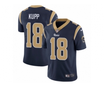 Men's Nike Los Angeles Rams #18 Cooper Kupp Vapor Untouchable Limited Navy Blue Team Color NFL Jersey