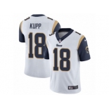 Men's Nike Los Angeles Rams #18 Cooper Kupp Vapor Untouchable Limited White NFL Jersey