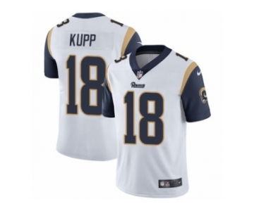 Men's Nike Los Angeles Rams #18 Cooper Kupp Vapor Untouchable Limited White NFL Jersey