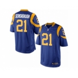 Men's Nike Los Angeles Rams #21 Coty Sensabaugh Limited Royal Blue Alternate NFL Jersey