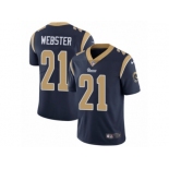 Men's Nike Los Angeles Rams #21 Kayvon Webster Vapor Untouchable Limited Navy Blue Team Color NFL Jersey