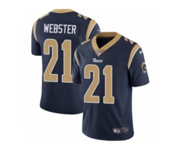 Men's Nike Los Angeles Rams #21 Kayvon Webster Vapor Untouchable Limited Navy Blue Team Color NFL Jersey