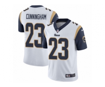 Men's Nike Los Angeles Rams #23 Benny Cunningham Vapor Untouchable Limited White NFL Jersey