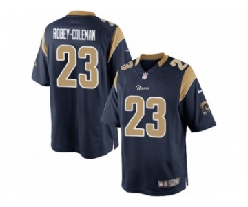 Men's Nike Los Angeles Rams #23 Nickell Robey-Coleman Limited Navy Blue Team Color NFL Jersey