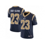 Men's Nike Los Angeles Rams #23 Nickell Robey-Coleman Vapor Untouchable Limited Navy Blue Team Color NFL Jersey