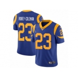 Men's Nike Los Angeles Rams #23 Nickell Robey-Coleman Vapor Untouchable Limited Royal Blue Alternate NFL Jersey