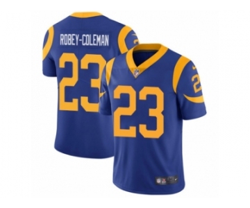 Men's Nike Los Angeles Rams #23 Nickell Robey-Coleman Vapor Untouchable Limited Royal Blue Alternate NFL Jersey