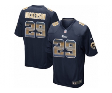 Men's Nike Los Angeles Rams #29 Eric Dickerson Limited Navy Blue Strobe NFL Jersey