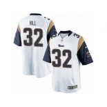 Men's Nike Los Angeles Rams #32 Troy Hill Limited White NFL Jersey