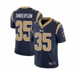 Men's Nike Los Angeles Rams #35 C.J. Anderson Navy Blue Team Color Vapor Untouchable Limited Player NFL Jersey