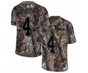 Men's Nike Los Angeles Rams #4 Greg Zuerlein Camo Rush Realtree Limited NFL Jersey