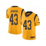 Men's Nike Los Angeles Rams #43 John Johnson Limited Gold Rush NFL Jersey