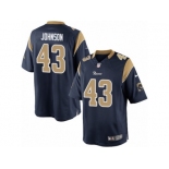 Men's Nike Los Angeles Rams #43 John Johnson Limited Navy Blue Team Color NFL Jersey