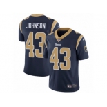 Men's Nike Los Angeles Rams #43 John Johnson Vapor Untouchable Limited Navy Blue Team Color NFL Jersey