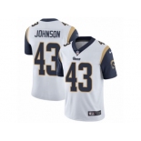 Men's Nike Los Angeles Rams #43 John Johnson Vapor Untouchable Limited White NFL Jersey