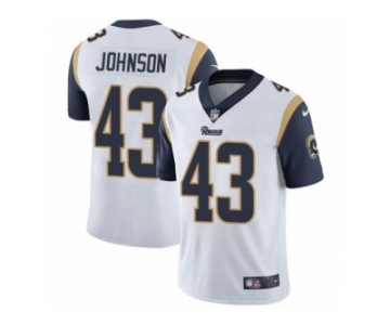 Men's Nike Los Angeles Rams #43 John Johnson Vapor Untouchable Limited White NFL Jersey