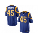 Men's Nike Los Angeles Rams #45 Zach Laskey Limited Royal Blue Alternate NFL Jersey