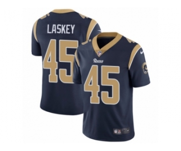 Men's Nike Los Angeles Rams #45 Zach Laskey Vapor Untouchable Limited Navy Blue Team Color NFL Jersey